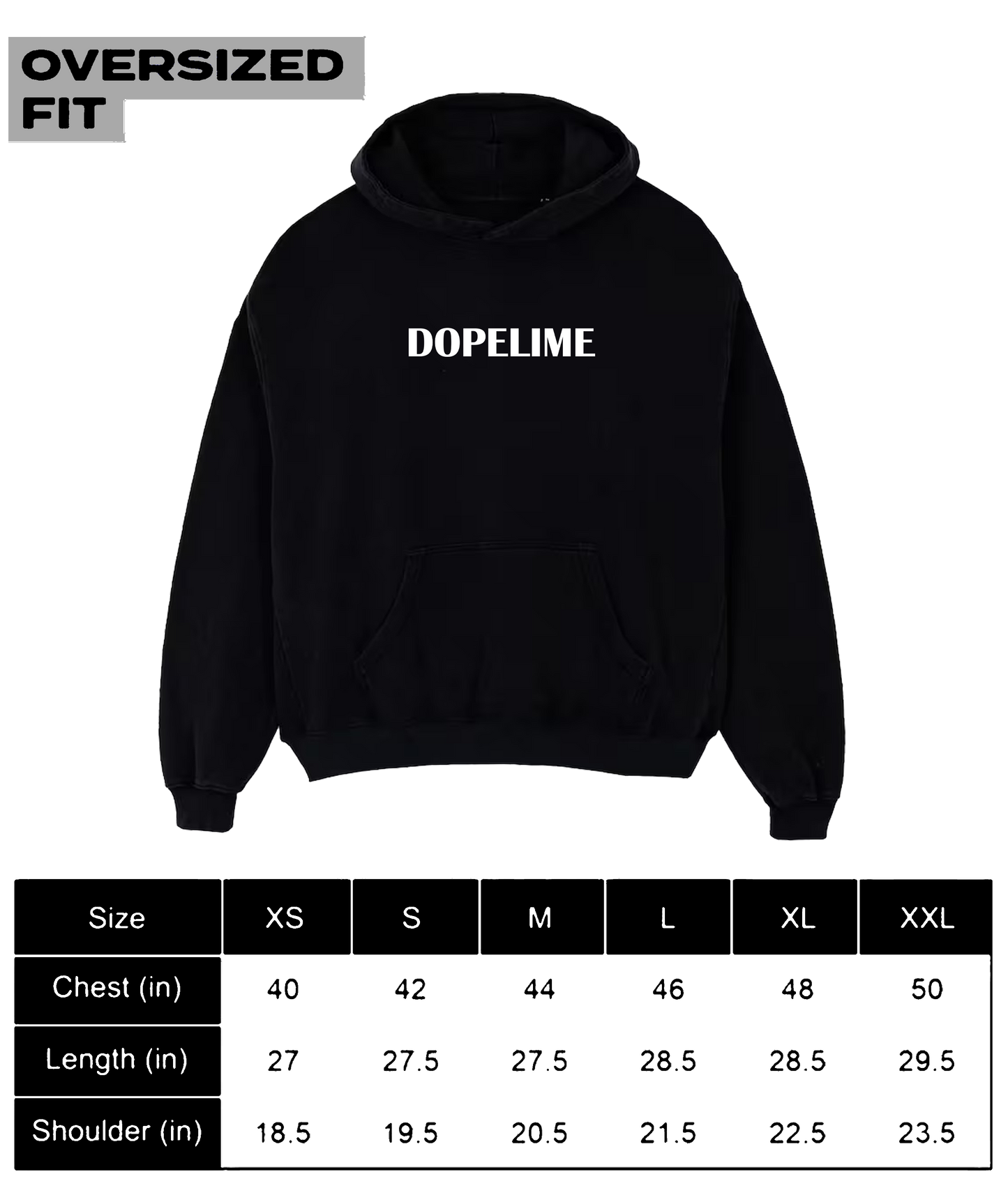 OPIUM OVERSIZED HOODIE