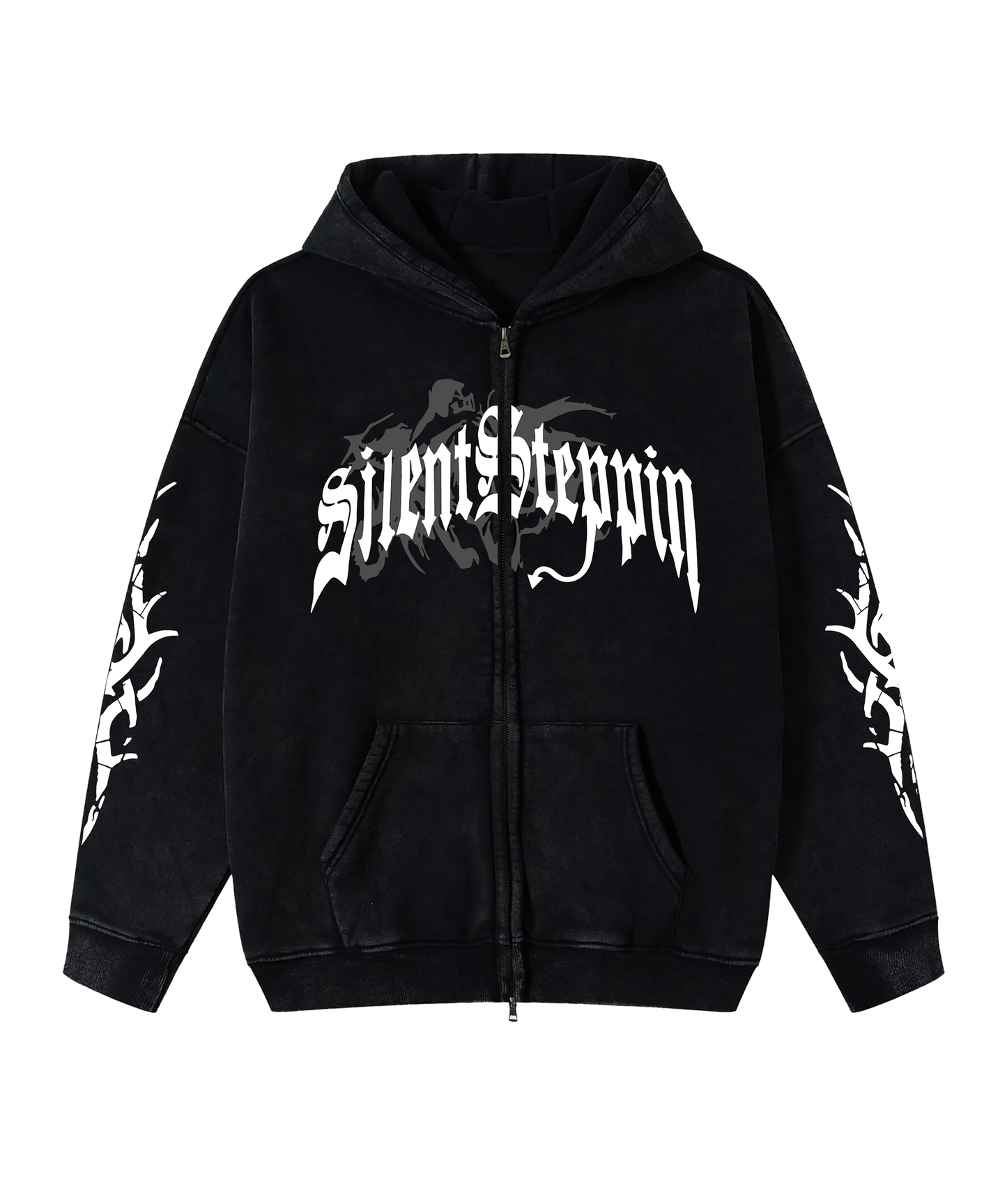 SILENT STEPPIN ZIPPER HOODIE