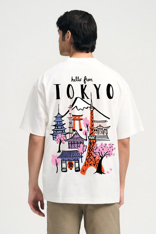 TOKYO TOWN OVERSIZED T-SHIRT