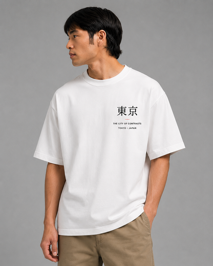 TOKYO TOWN OVERSIZED T-SHIRT
